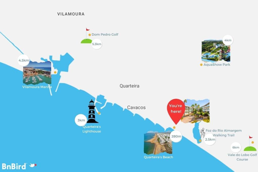 Cavalo Preto Premium Stays Quarteira Exteriör bild